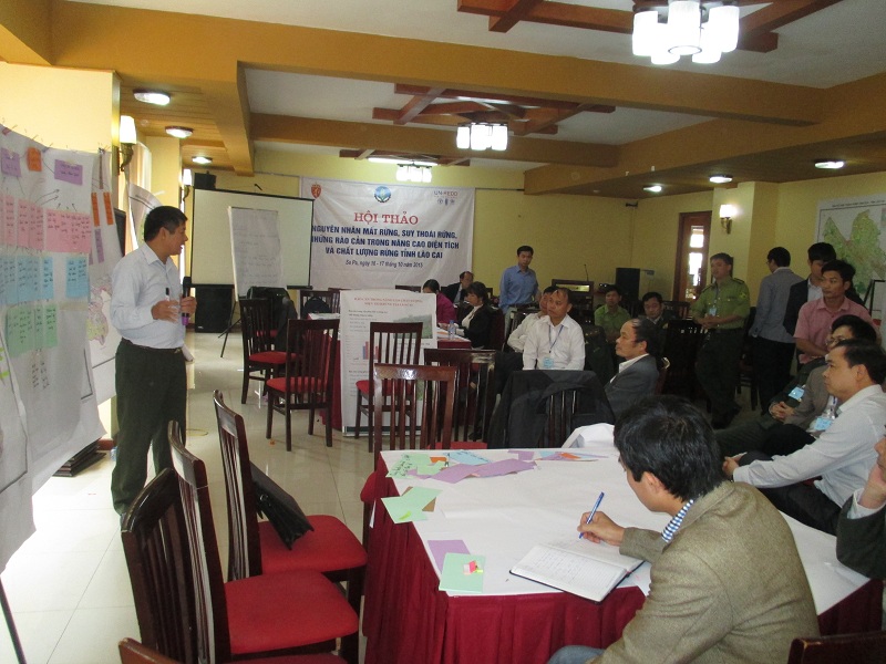 Hội thảo “Nguyên nhân mất rừng, suy thoái rừng, những rào cản trong việc nâng cao diện tích, chất lượng rừng tại tỉnh Lào Cai” Hội thảo “Nguyên nhân mất rừng, suy thoái rừng, những rào cản trong việc nâng cao diện tích, chất lượng rừng tại tỉnh Lào Cai”