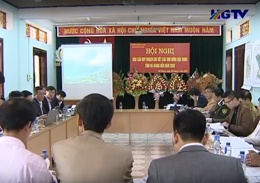 Hội nghị báo cáo quy hoạch chi tiết các khu rừng đặc dụng trên địa bàn tỉnh Hà Giang, đến năm 2020 Hội nghị báo cáo quy hoạch chi tiết các khu rừng đặc dụng trên địa bàn tỉnh Hà Giang, đến năm 2020